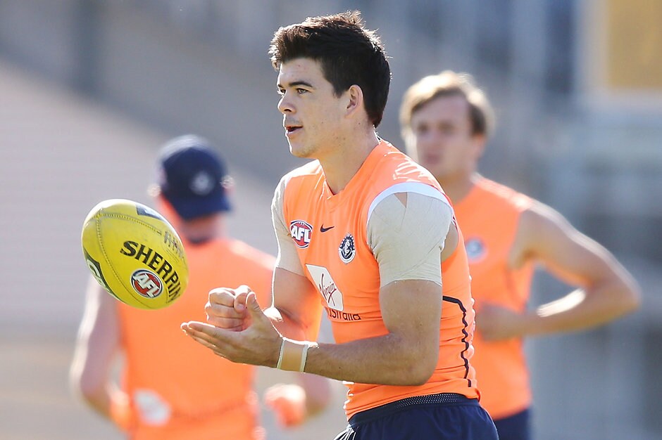 AFL 2018 Training - Carlton 190318 Matt Kennedy is eyeing a big season in 2019 - AFL,Carlton Blues,Matthew Kennedy,Patrick Cripps